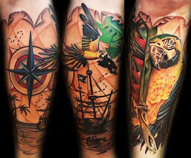 66 Ideas de Tatuajes de Piratas 7