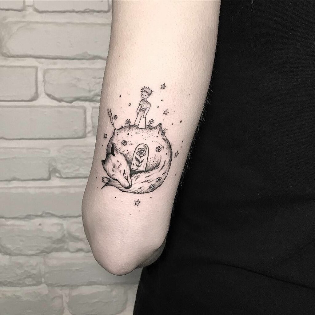 Tatuajes del Principito: solo se ve bien con el corazón 83