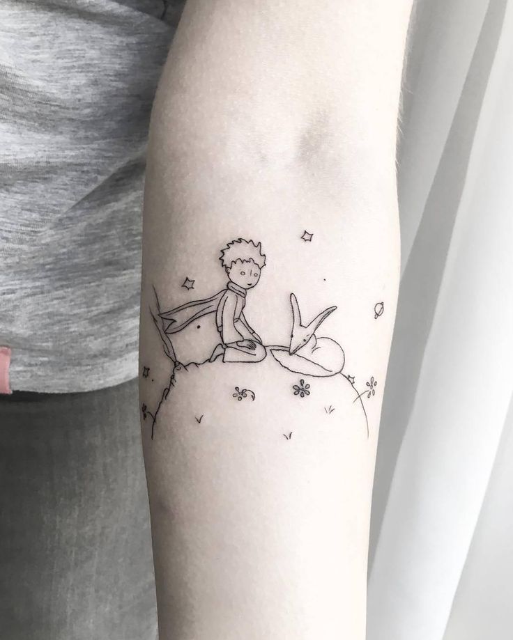 Tatuajes del Principito: solo se ve bien con el corazón 5