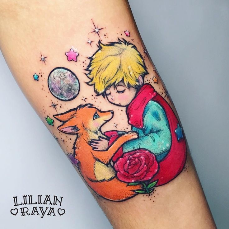 Tatuajes del Principito: solo se ve bien con el corazón 13