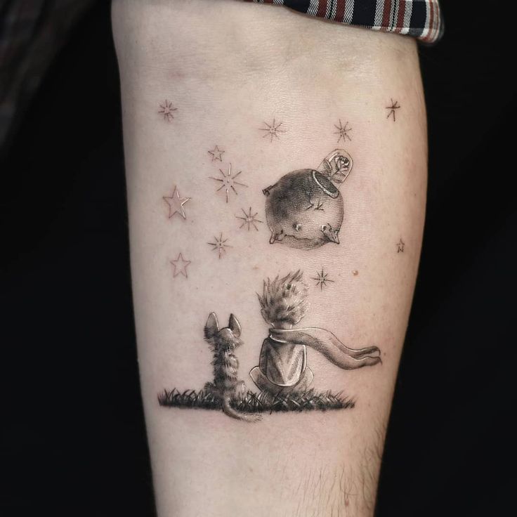 Tatuajes del Principito: solo se ve bien con el corazón 9