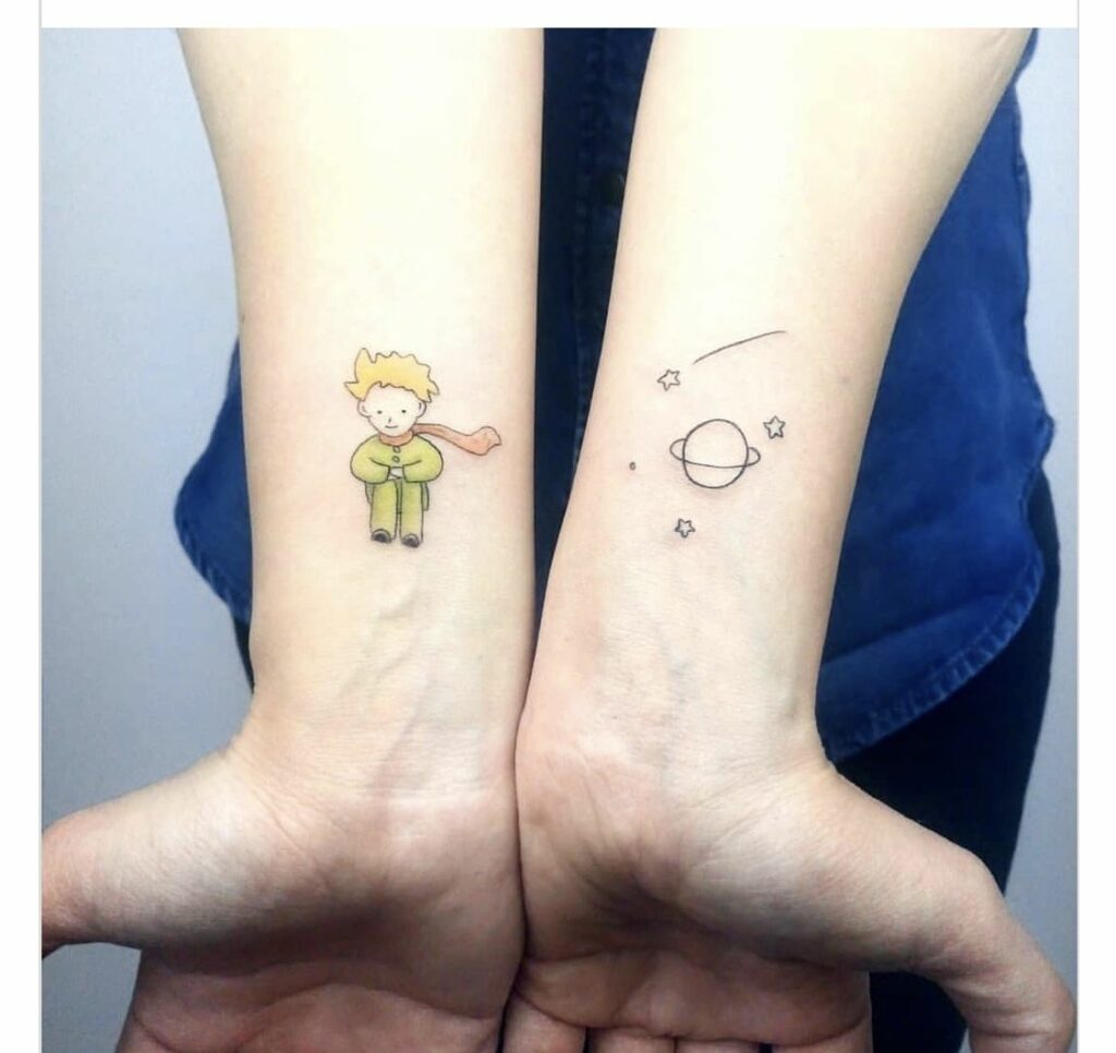 Tatuajes del Principito: solo se ve bien con el corazón 15