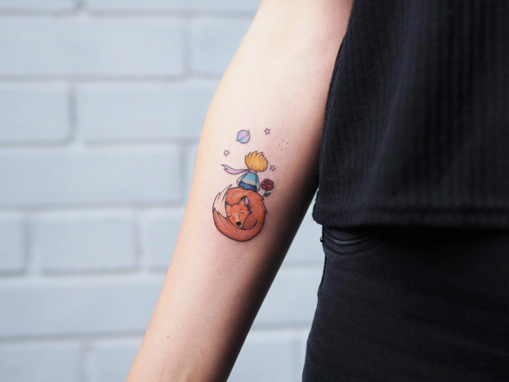 Tatuajes del Principito: solo se ve bien con el corazón 26