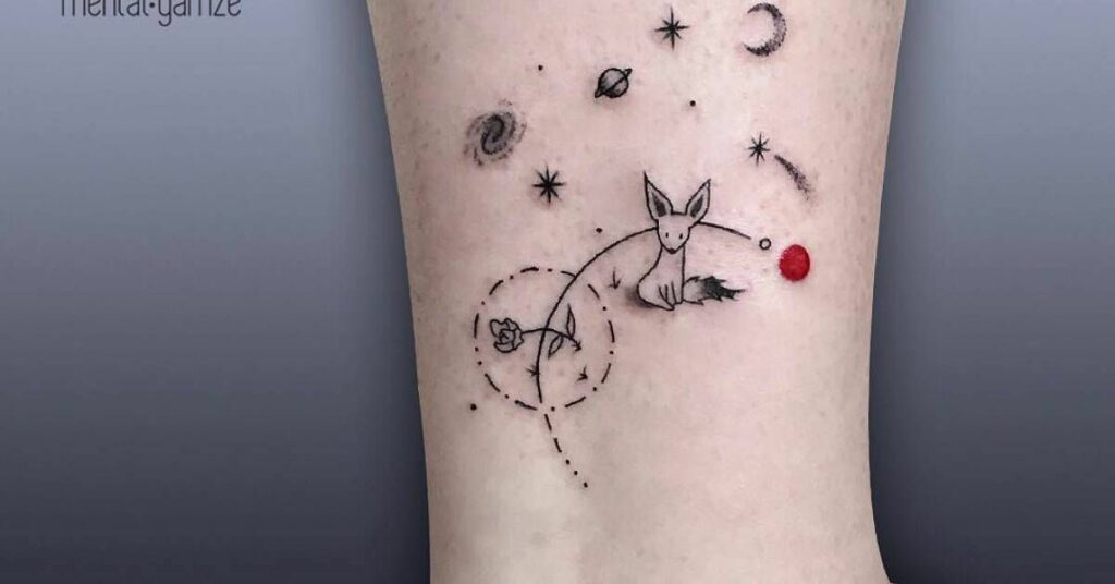 Tatuajes del Principito: solo se ve bien con el corazón 97