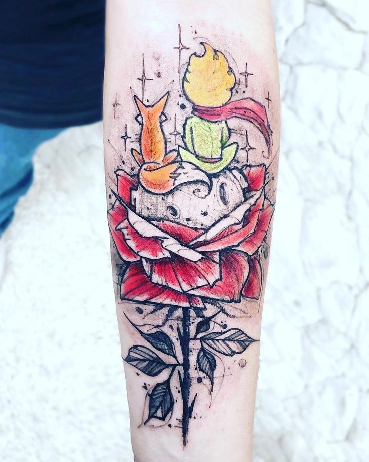 Tatuajes del Principito: solo se ve bien con el corazón 79