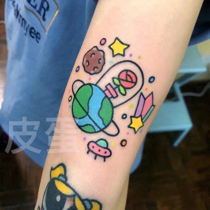 Tatuajes del Principito: solo se ve bien con el corazón 82