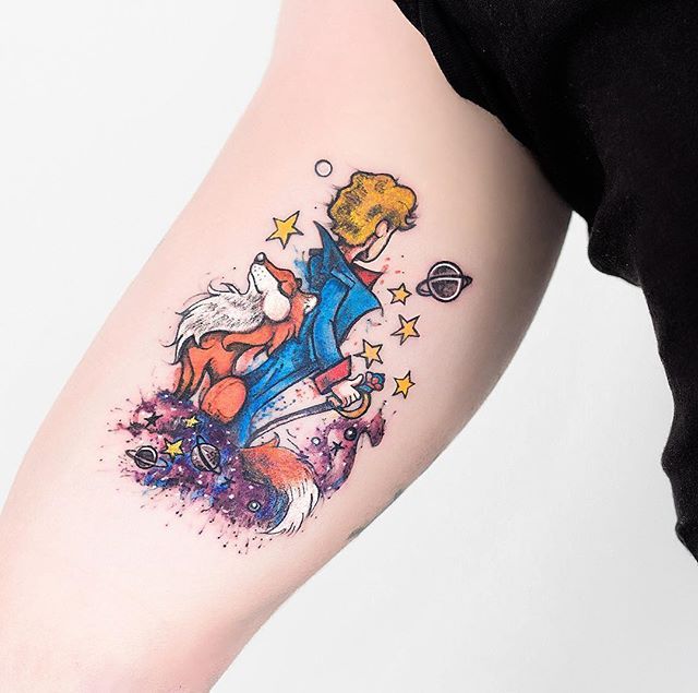 Tatuajes del Principito: solo se ve bien con el corazón 50