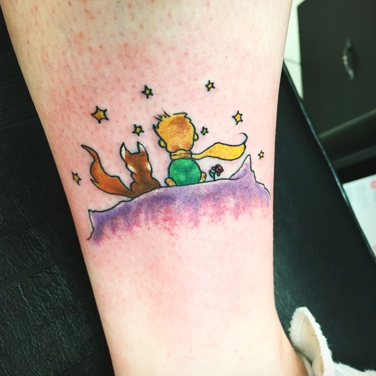 Tatuajes del Principito: solo se ve bien con el corazón 52