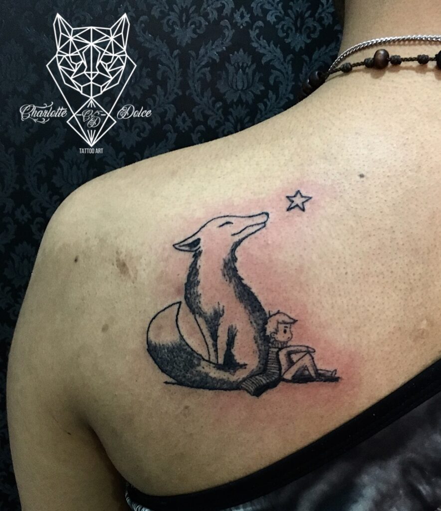 Tatuajes del Principito: solo se ve bien con el corazón 90