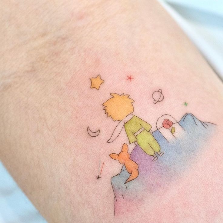 Tatuajes del Principito: solo se ve bien con el corazón 70