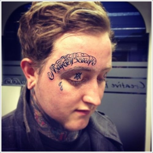 Tatuajes en la cara: ¿Irreverentes o perturbados? 28 Tatuajes en la cara: ¿Irreverentes o perturbados? 28