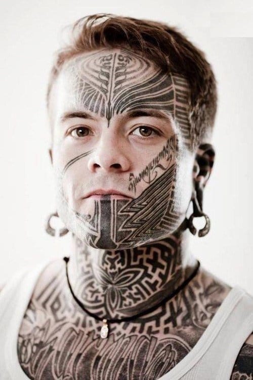 Tatuajes en la cara: ¿Irreverentes o perturbados? 6 Tatuajes en la cara: ¿Irreverentes o perturbados? 6