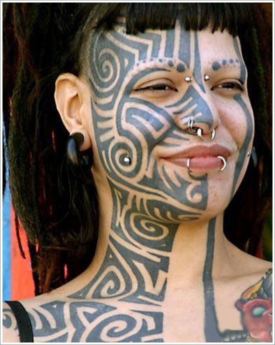 Tatuajes en la cara: ¿Irreverentes o perturbados? 7 Tatuajes en la cara: ¿Irreverentes o perturbados? 7