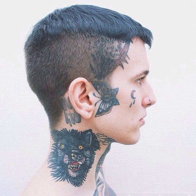 Tatuajes en la cara: ¿Irreverentes o perturbados? 45 Tatuajes en la cara: ¿Irreverentes o perturbados? 45