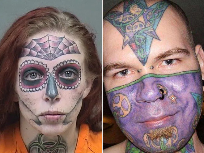Tatuajes en la cara: ¿Irreverentes o perturbados? 57 Tatuajes en la cara: ¿Irreverentes o perturbados? 57