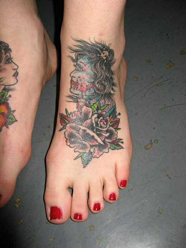 63 Ideas de Tatuajes en los Pies 61