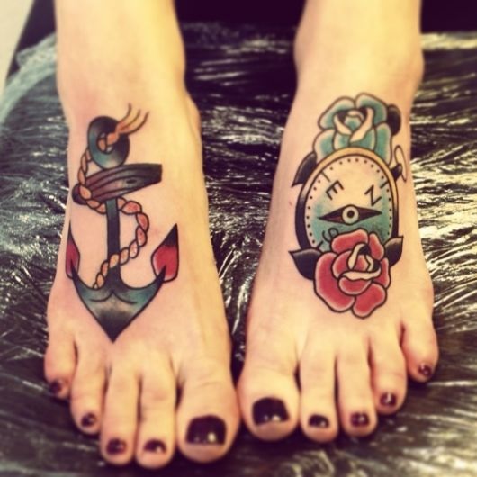 63 Ideas de Tatuajes en los Pies 28