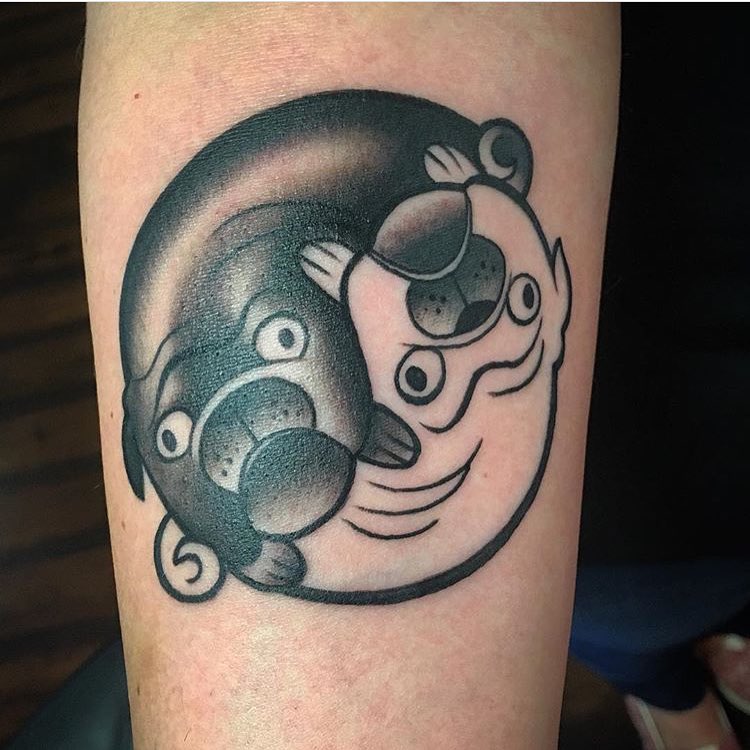 Tatuajes del Yin Yang: el equilibrio entre el bien y el mal 105