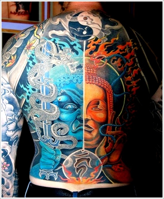 Tatuajes del Yin Yang: el equilibrio entre el bien y el mal 115