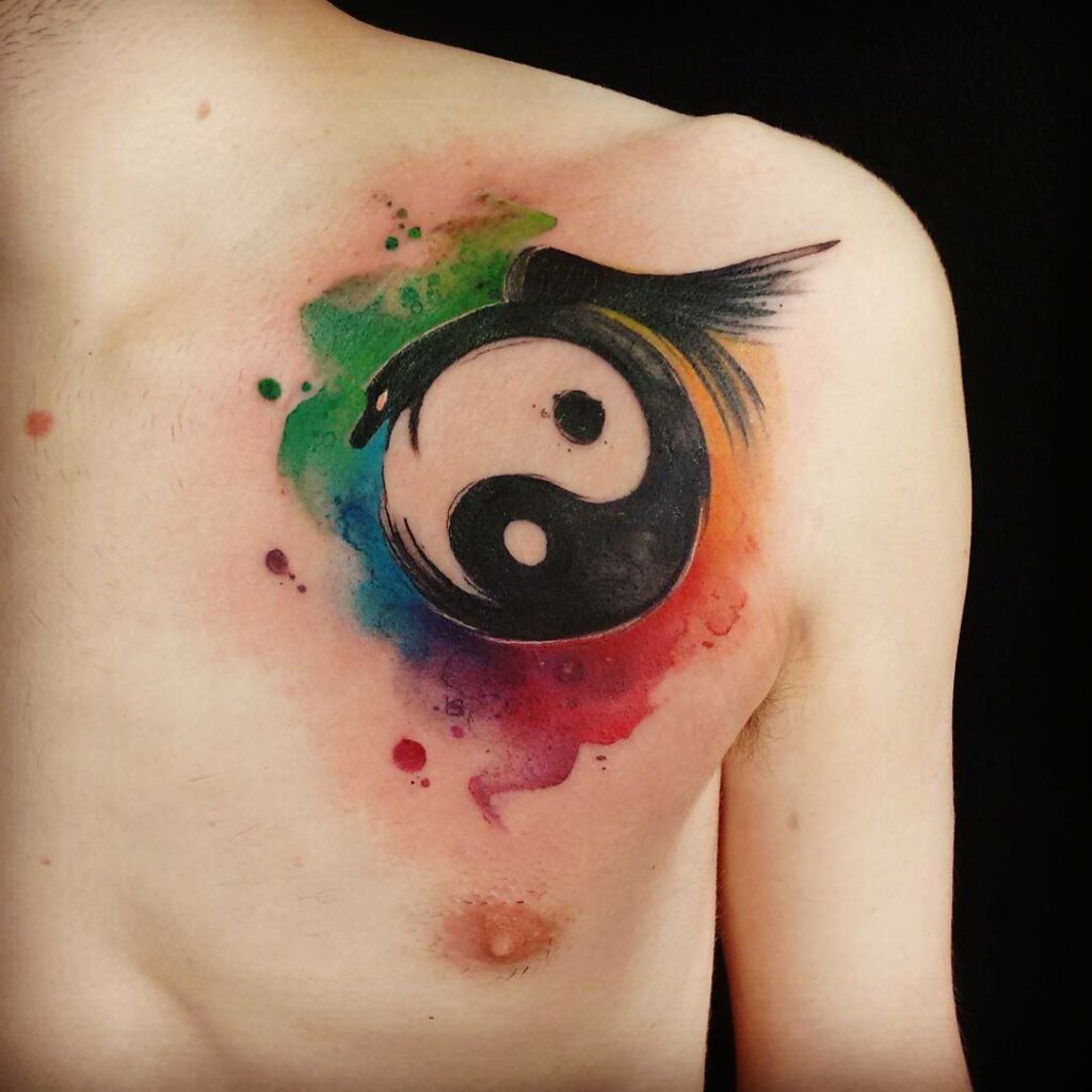 Tatuajes del Yin Yang: el equilibrio entre el bien y el mal 16