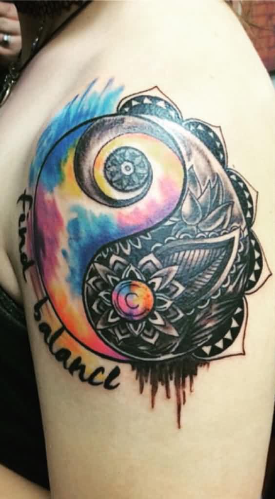 Tatuajes del Yin Yang: el equilibrio entre el bien y el mal 22