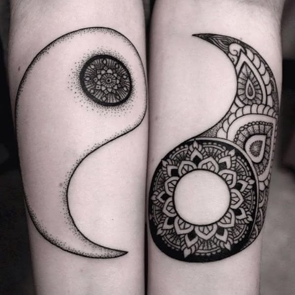 Tatuajes del Yin Yang: el equilibrio entre el bien y el mal 27