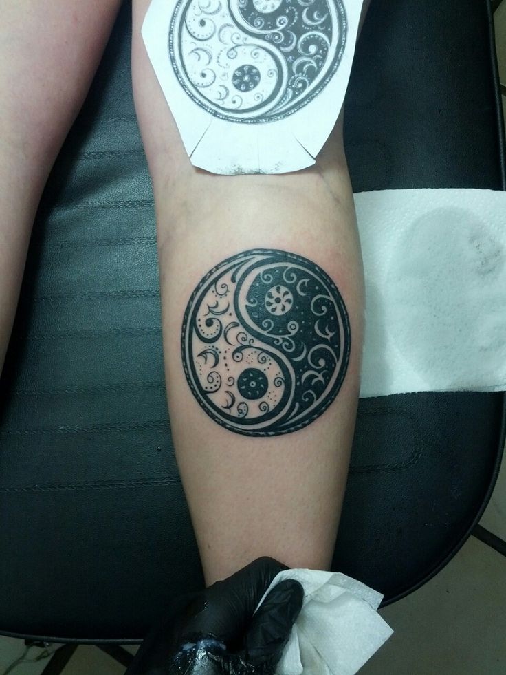 Tatuajes del Yin Yang: el equilibrio entre el bien y el mal 48