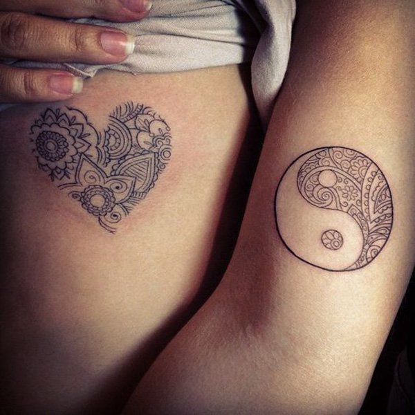 Tatuajes del Yin Yang: el equilibrio entre el bien y el mal 61