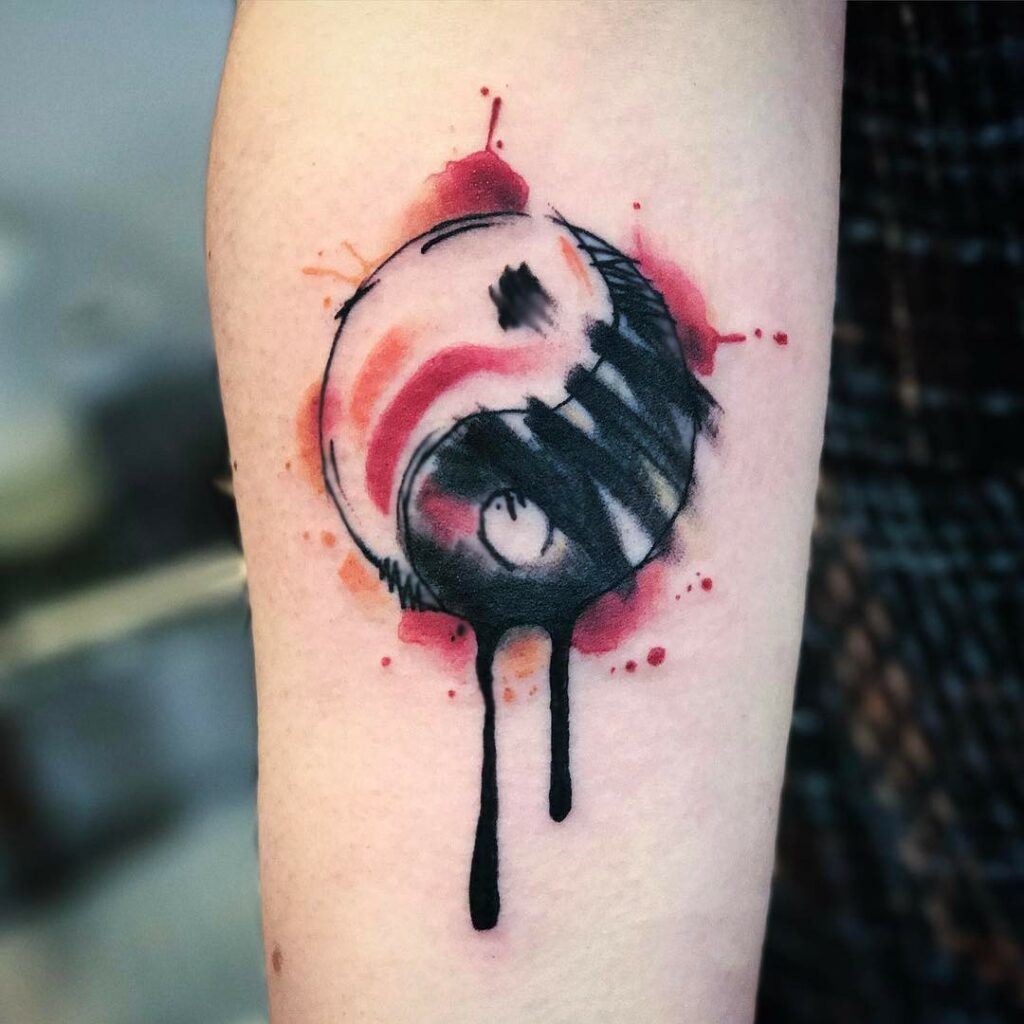 Tatuajes del Yin Yang: el equilibrio entre el bien y el mal 73
