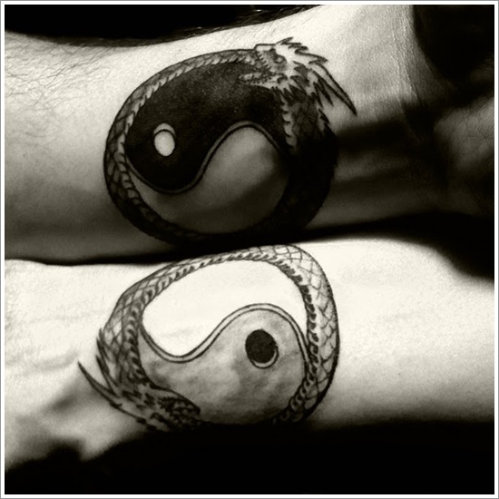 Tatuajes del Yin Yang: el equilibrio entre el bien y el mal 79