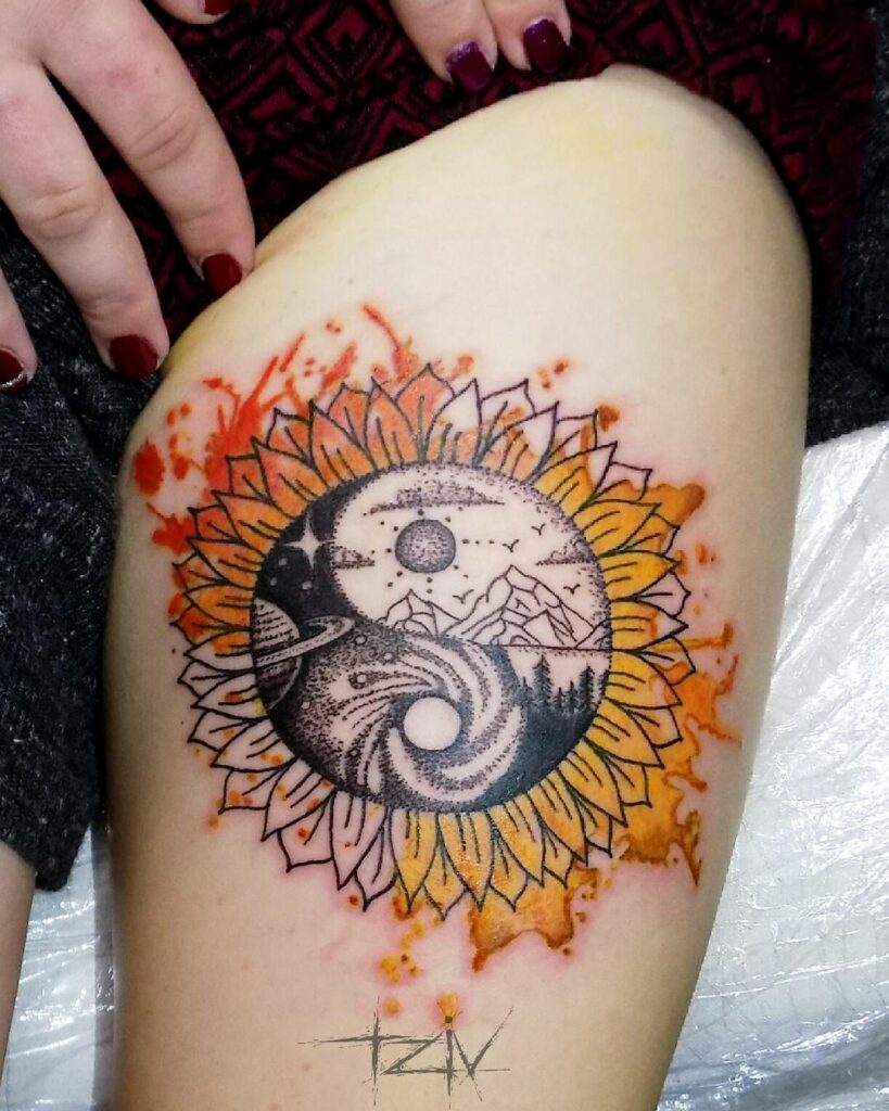 Tatuajes del Yin Yang: el equilibrio entre el bien y el mal 12