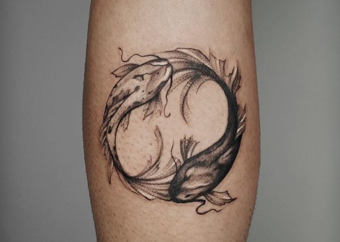 Tatuajes del Yin Yang: el equilibrio entre el bien y el mal 90