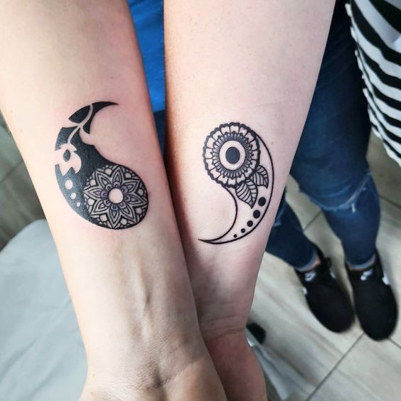 Tatuajes del Yin Yang: el equilibrio entre el bien y el mal 92