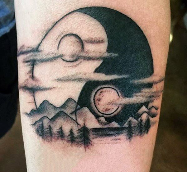 Tatuajes del Yin Yang: el equilibrio entre el bien y el mal 95