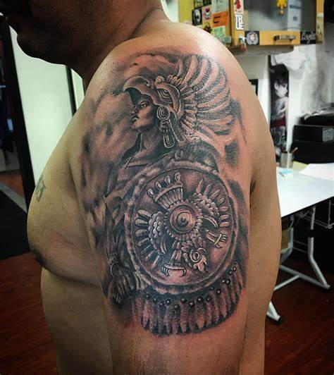 37 Ideas para Tatuajes de Guerreros Aztecas 15 37 Ideas para Tatuajes de Guerreros Aztecas 15