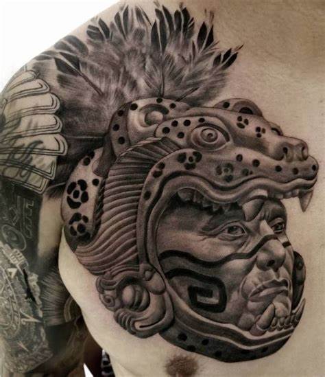 37 Ideas para Tatuajes de Guerreros Aztecas • 2023