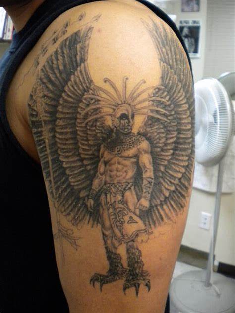 37 Ideas para Tatuajes de Guerreros Aztecas 24 37 Ideas para Tatuajes de Guerreros Aztecas 24