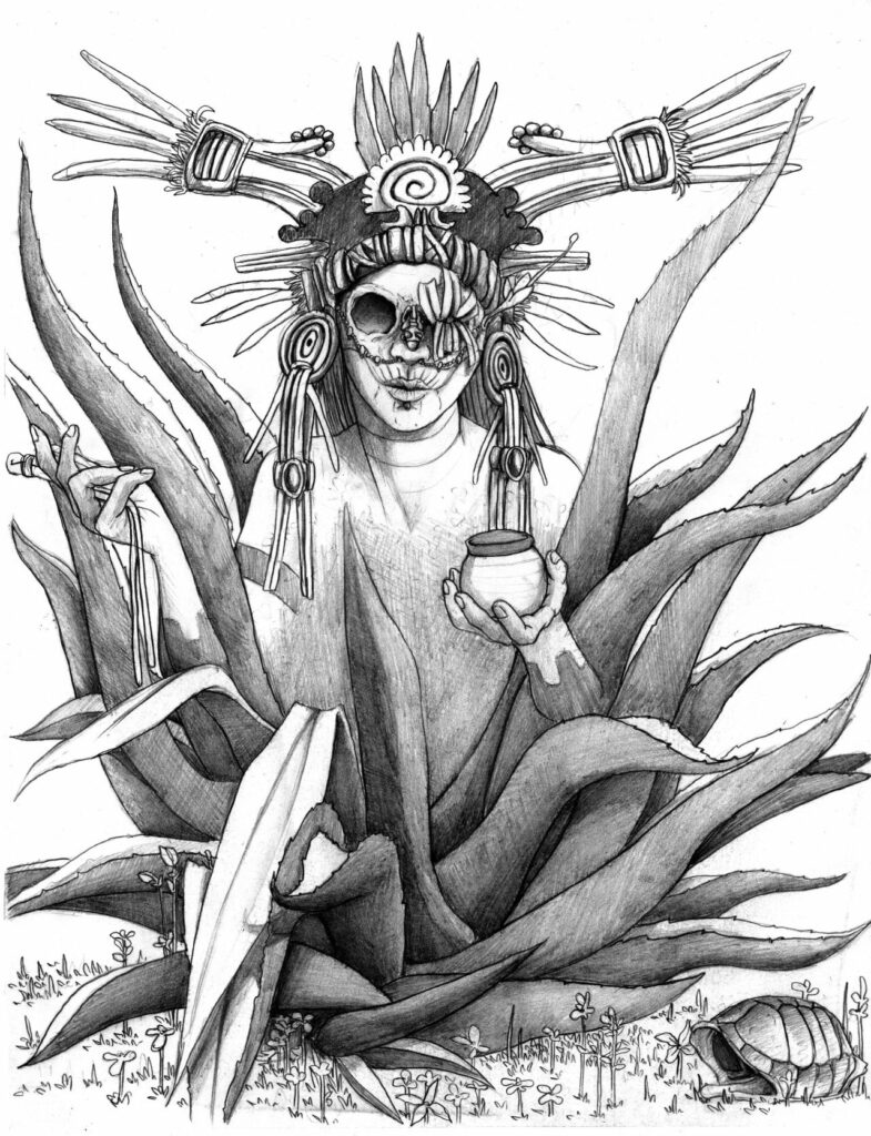 Tatuajes de diosas aztecas: mujeres al poder 20