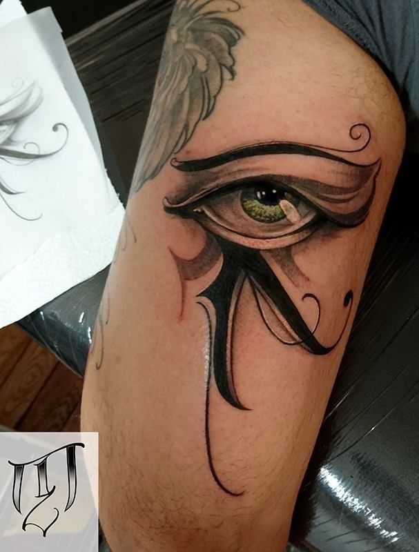 72 Tatuajes del Ojo de Horus: Todo lo ve 8