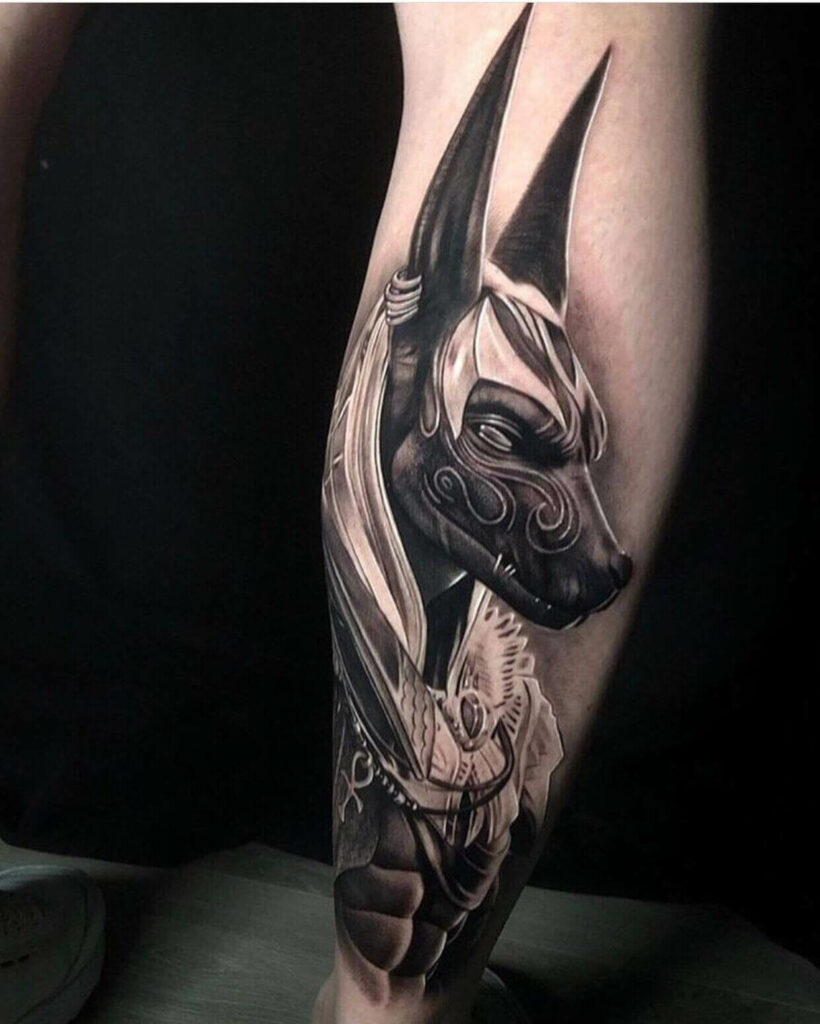 Tatuajes de Anubis: protector de los muertos 6 Tatuajes de Anubis: protector de los muertos 6