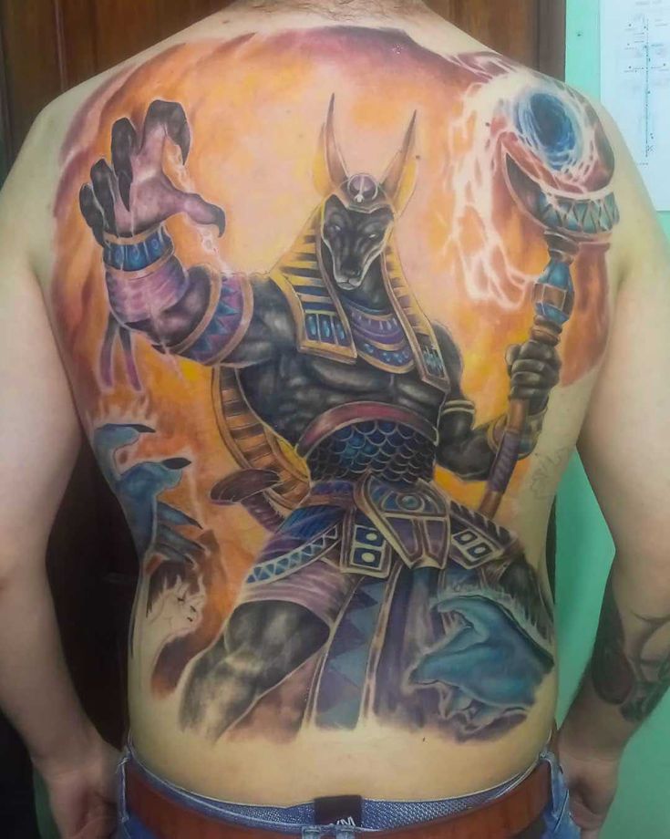 Tatuajes de Anubis: protector de los muertos 37 Tatuajes de Anubis: protector de los muertos 37