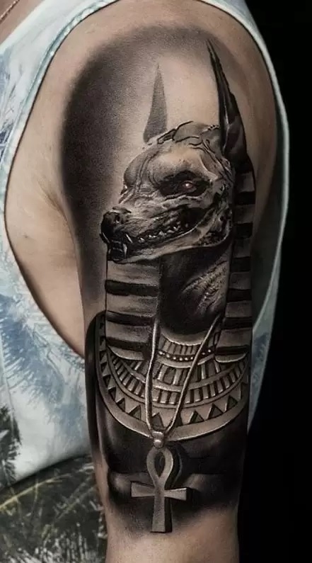 Tatuajes de Anubis: protector de los muertos 44 Tatuajes de Anubis: protector de los muertos 44