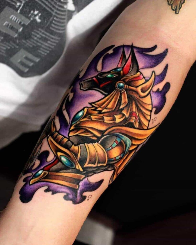 Tatuajes de Anubis: protector de los muertos 8 Tatuajes de Anubis: protector de los muertos 8