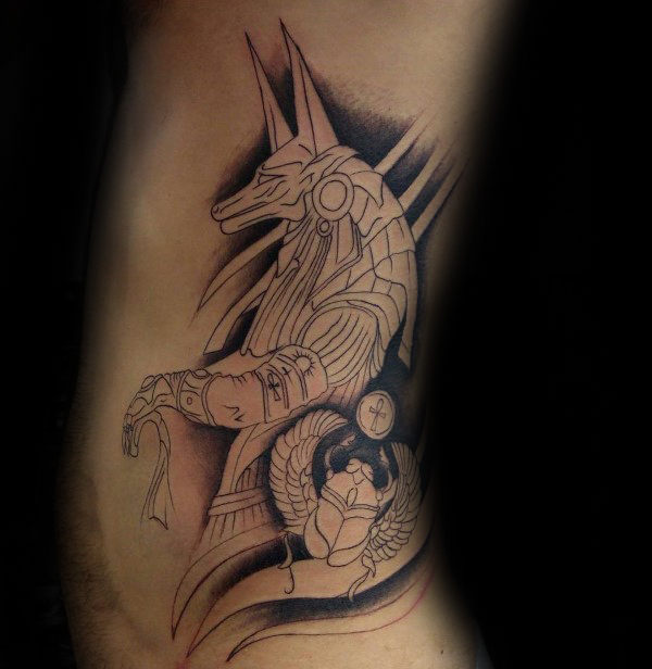 Tatuajes de Anubis: protector de los muertos 51 Tatuajes de Anubis: protector de los muertos 51