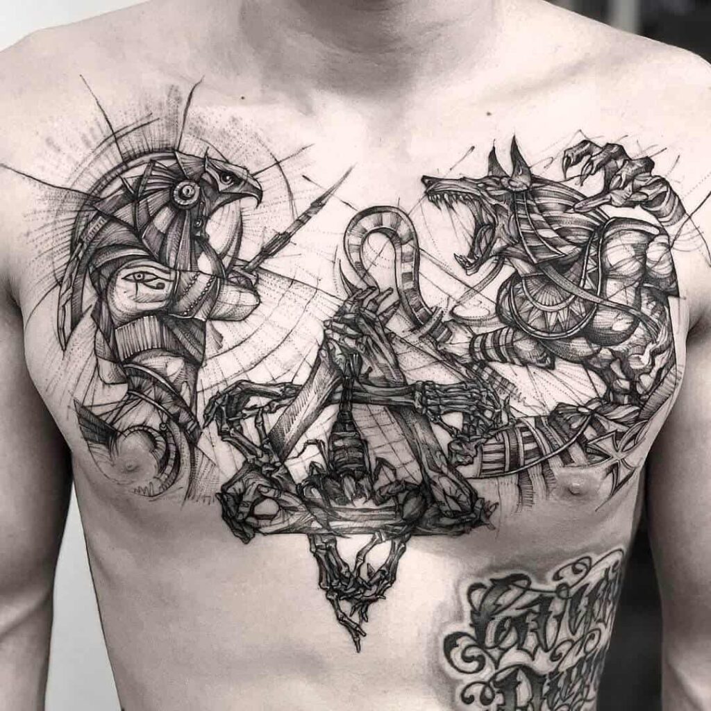 Tatuajes de Anubis: protector de los muertos 2 Tatuajes de Anubis: protector de los muertos 2