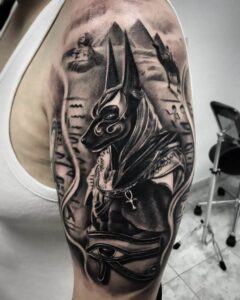 tatuajes de Anubis