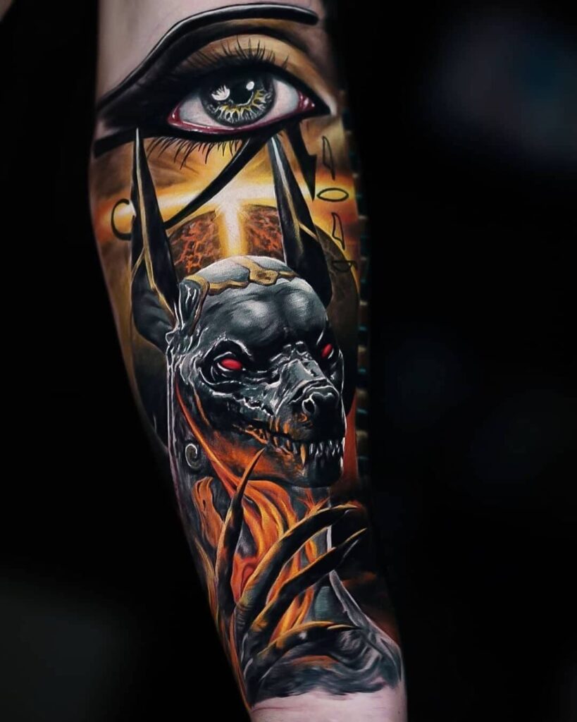 Tatuajes de Anubis: protector de los muertos • 2023