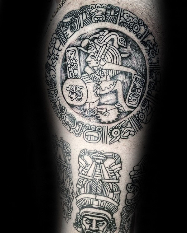 Tatuajes Mayas: la búsqueda incesante del conocimiento 20 Tatuajes Mayas: la búsqueda incesante del conocimiento 20