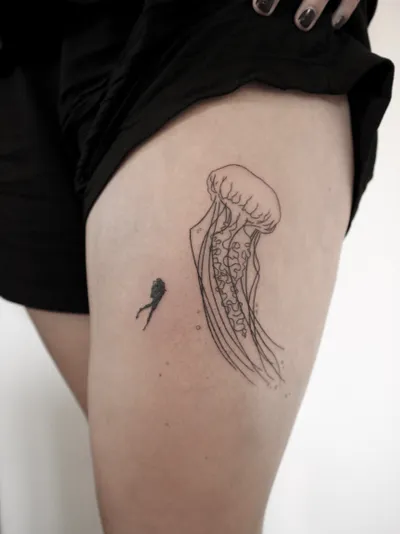 Tatuajes de Medusas: Significados e Ideas (+Leyenda) 21