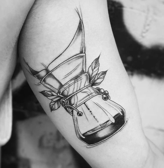 53 Diseños para Tatuajes de Café y Tazas de Café 30